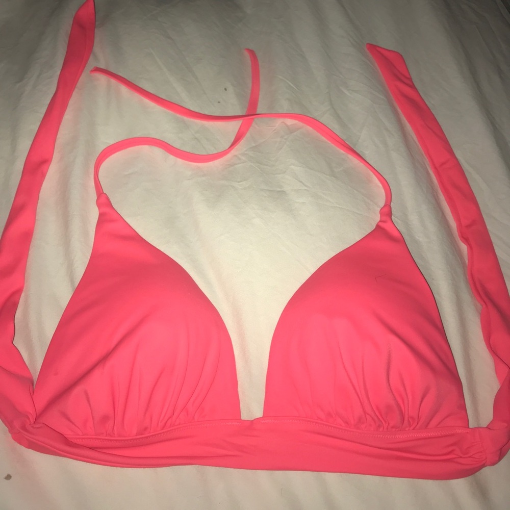 victoria’s secret push up halter swim top